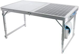 solar-powered picnic tables